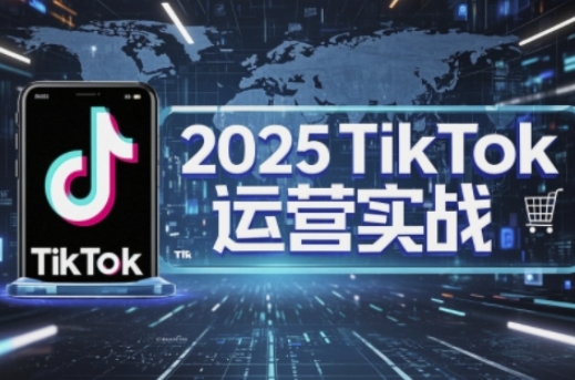 2025TikTok电商运营，掌握TikTok店铺运营核心技巧，实现低成本高转化-Ai数字电商