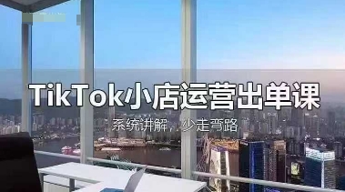 TikTok小店运营出单课，从开店选品、运营出单、发货回款，进行全流程讲解-Ai数字电商